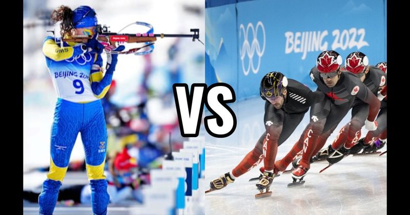 Biathlon vs. Short Track Speed Skating