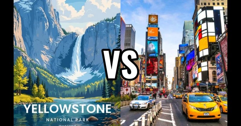 Big-City Getaway vs. National Park Adventure