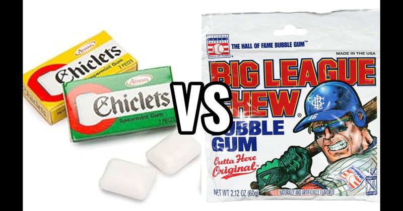 Big League Chew vs. Chiclets