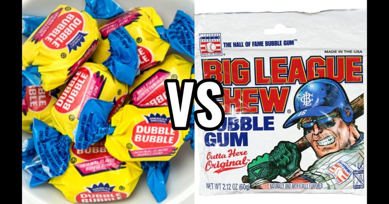 Big League Chew vs. Double Bubble