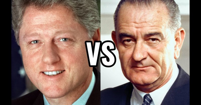 Bill Clinton vs. Lyndon B. Johnson