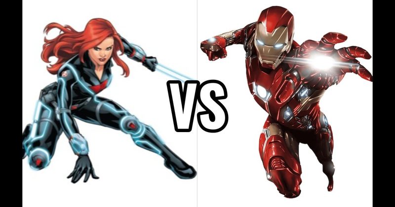 Black Widow vs. Iron Man