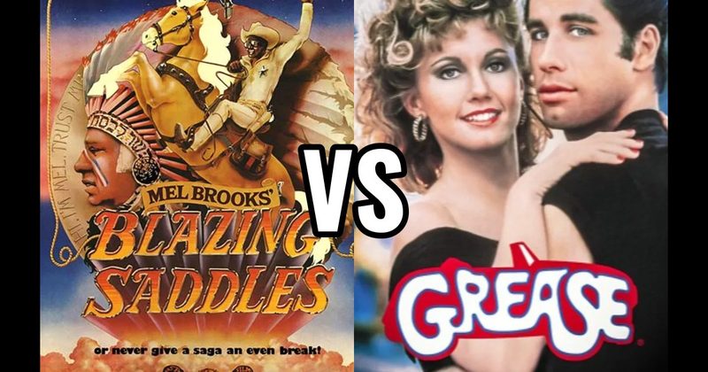 Blazing Saddles vs. Grease (1978)