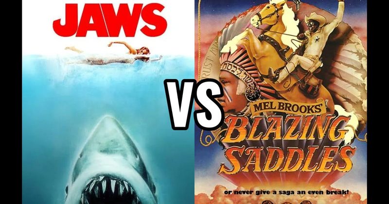 Blazing Saddles vs. Jaws (1975)