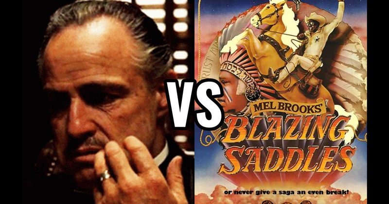 Blazing Saddles vs. The Godfather (1972)