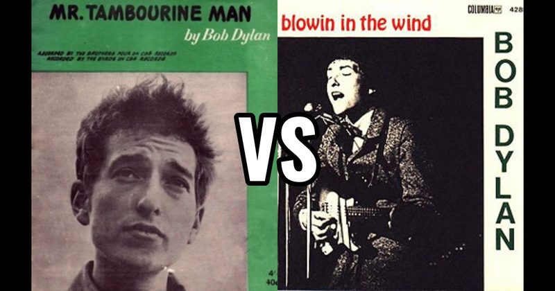 Blowin' in the Wind vs. Mr. Tambourine Man