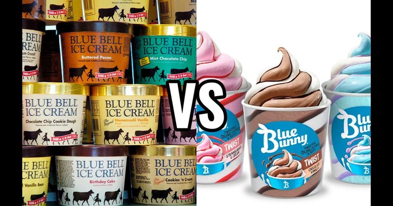 Blue Bell	 vs. Blue Bunny