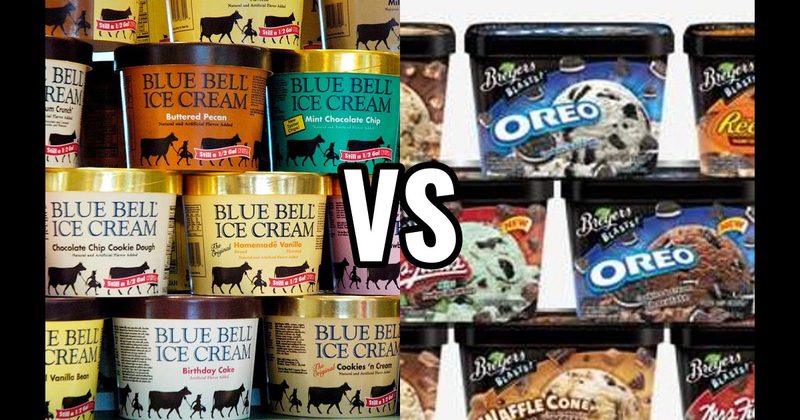 Blue Bell	 vs. Breyers