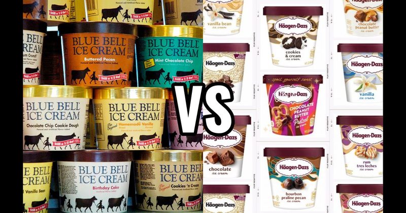 Blue Bell	 vs. Häagen-Dazs