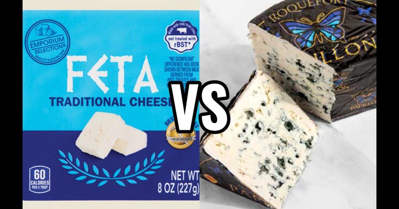 Blue Cheese vs. Feta Cheese