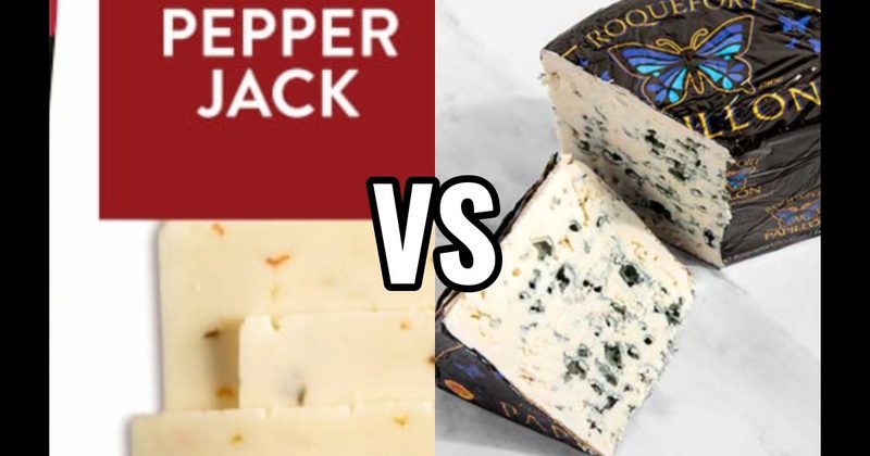 Blue Cheese vs. Pepper Jack Cheese