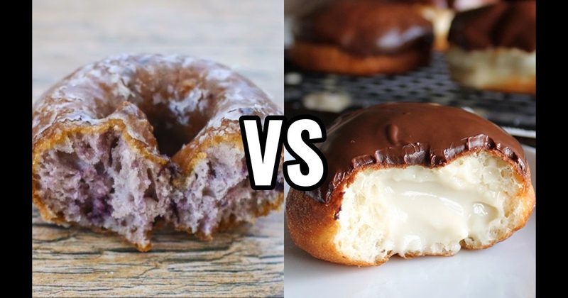Blueberry Cake Donut vs. Boston Cream