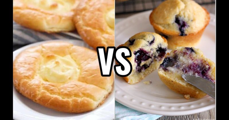 Blueberry Muffin vs. Cheese Danish