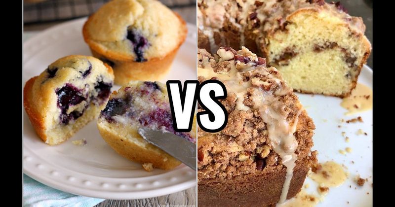 Blueberry Muffin vs. Coffee Cake