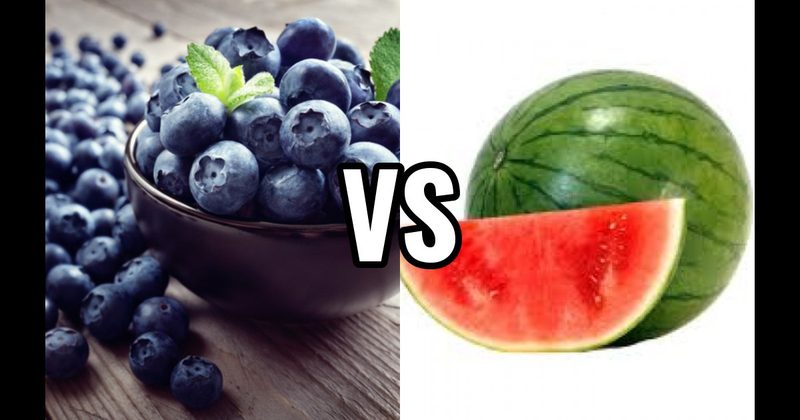 Blueberry vs. Watermelon