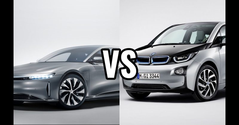 BMW i3 vs. Lucid Air