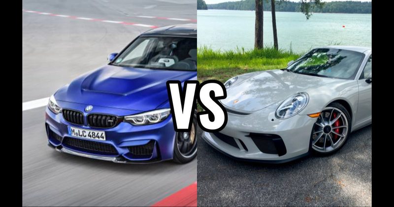 BMW M3 vs. Porsche 911 Carrera