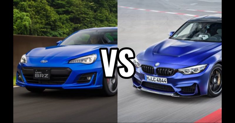 BMW M3 vs. Subaru BRZ