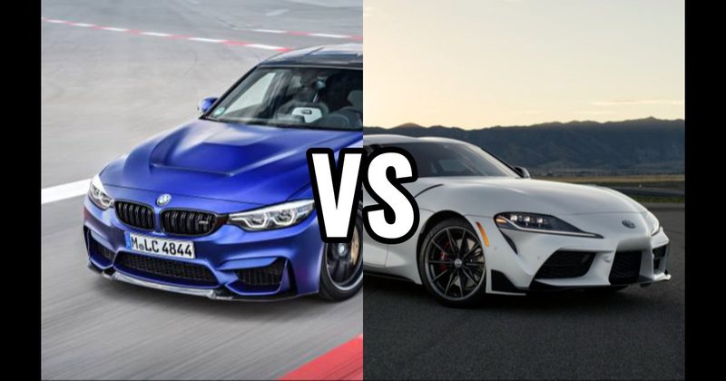 BMW M3 vs. Toyota GR Supra