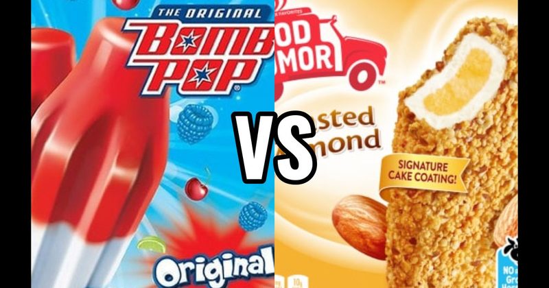 Bomb Pop vs. Toasted Almond Bar