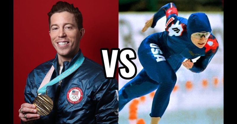 Bonnie Blair vs. Shaun White