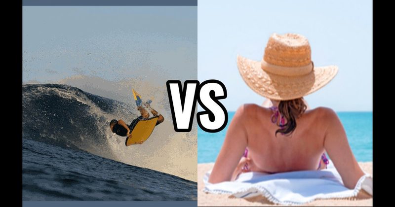 Boogie Board vs. Relax in the Sun