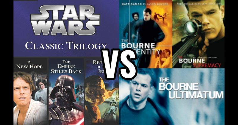 Bourne Trilogy vs. Star Wars Trilogy