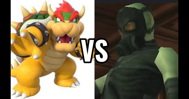 Bowser (Super Mario) vs. Psycho Mantis (Metal Gear Solid)