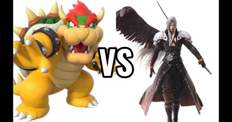 Bowser (Super Mario) vs. Sephiroth (Final Fantasy VII)