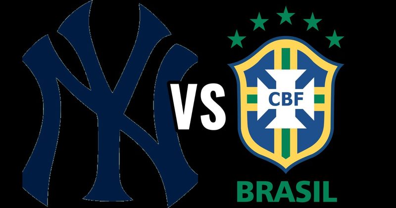 Brazil National Football Team (Soccer) vs. New York Yankees (MLB)