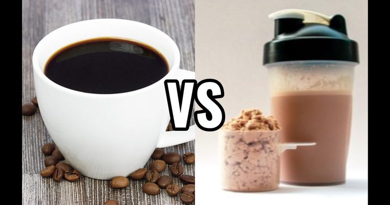 Breakfast Shake vs. Coffee