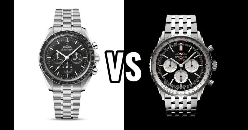 Breitling Navitimer vs. Omega Speedmaster Professional “Moonwatch”