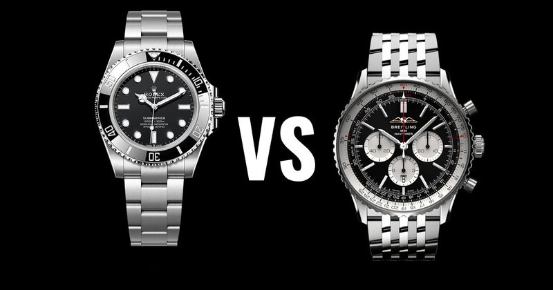 Breitling Navitimer vs. Rolex Submariner
