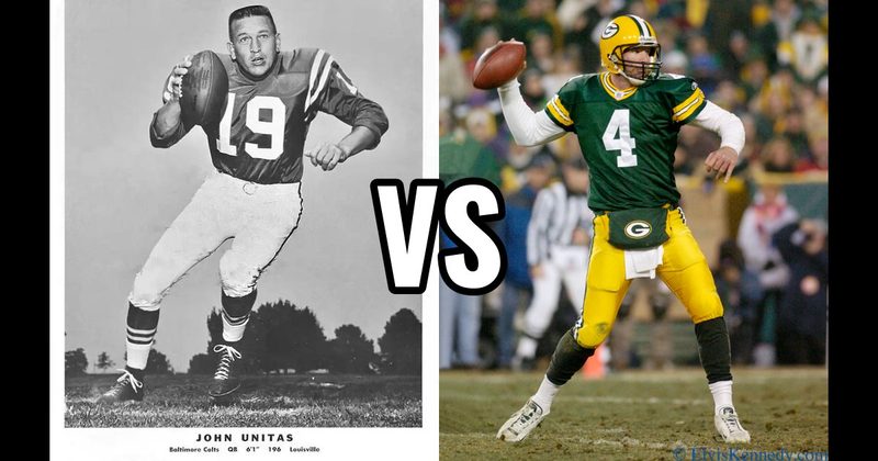 Brett Favre vs. Johnny Unitas
