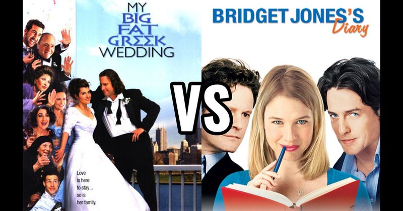 Bridget Jones's Diary vs. My Big Fat Greek Wedding
