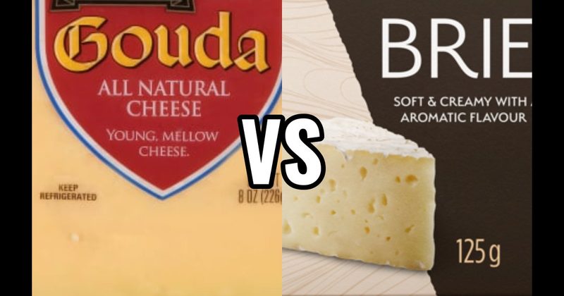 Brie vs. Gouda Cheese
