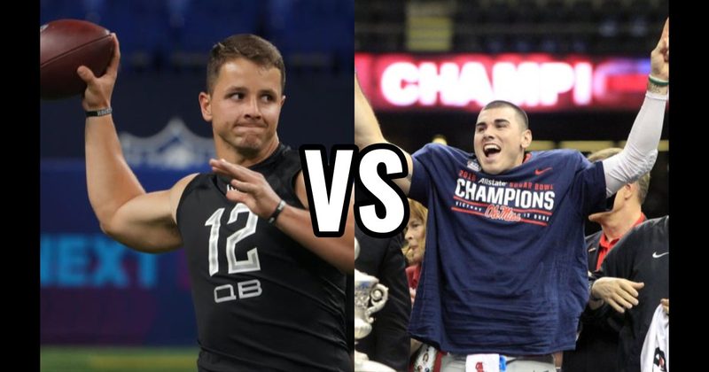 Brock Purdy (2022) vs. Chad Kelly (2017)
