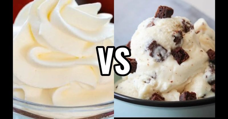 Brownie Pieces vs. Whipped Cream