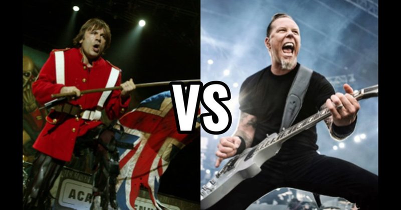 Bruce Dickinson (Iron Maiden) vs. James Hetfield (Metallica)