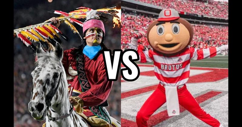 Brutus Buckeye (Ohio State Buckeyes) vs. Osceola & Renegade (Florida State Seminoles)