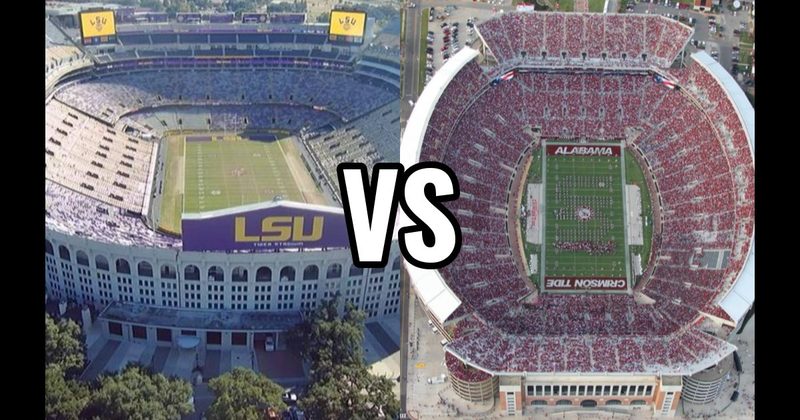 Bryant–Denny Stadium (Alabama) vs. Tiger Stadium (LSU — “Death Valley”)