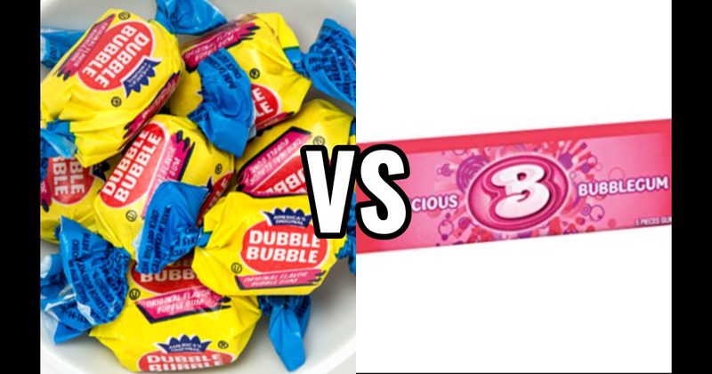 Bubblicious vs. Double Bubble