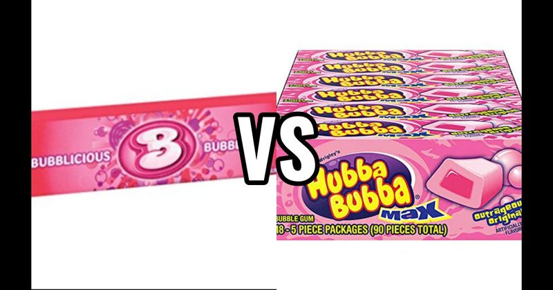 Bubblicious vs. Hubba Bubba