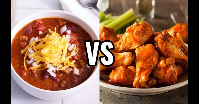 Buffalo Wings vs. Chili
