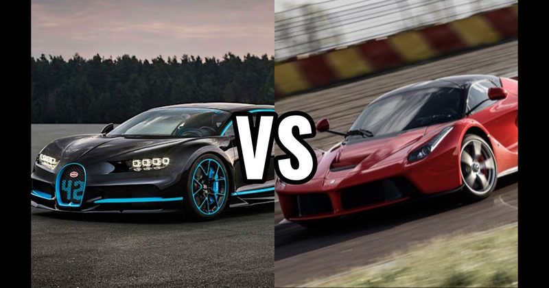 Bugatti Veyron vs. Ferrari LaFerrari