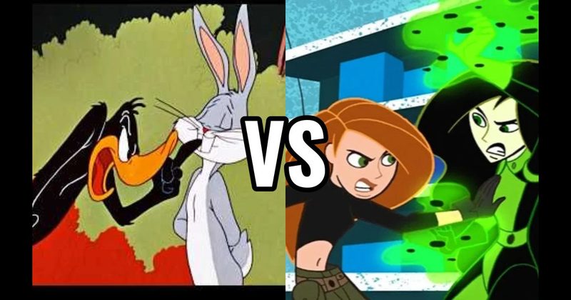 Bugs Bunny vs. Daffy Duck (Looney Tunes) vs. Kim Possible vs. Shego (Kim Possible)