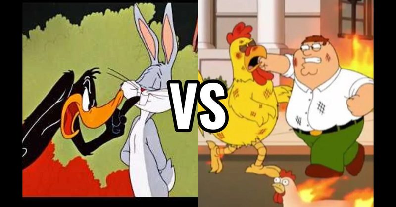 Bugs Bunny vs. Daffy Duck (Looney Tunes) vs. Peter Griffin vs. The Giant Chicken (Family Guy)