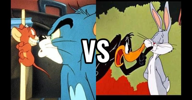 Bugs Bunny vs. Daffy Duck (Looney Tunes) vs. Tom vs. Jerry (Tom and Jerry)