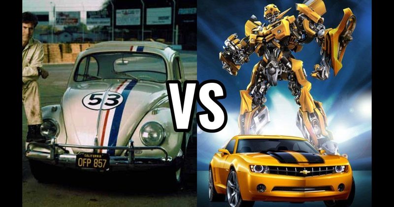Bumblebee (Transformers) vs. Herbie (The Love Bug)