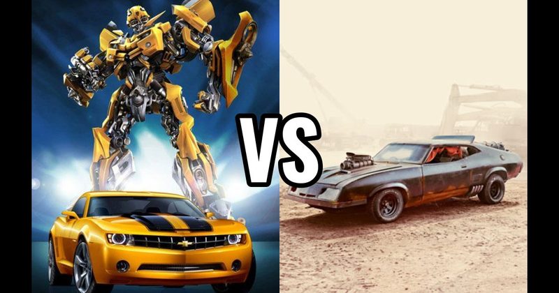 Bumblebee (Transformers) vs. Mad Max Interceptor